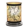 Black 25w Touch Sensitive Aroma Lamp Botanical 17cm