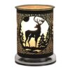 Black 25w Touch Sensitive Aroma Lamp Stag 17cm