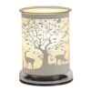 White 25w Touch Sensitive Aroma Lamp Deer 17cm