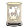 White 25w Touch Sensitive Aroma Lamp Stag 17cm