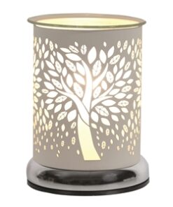 White 25w Touch Sensitive Aroma Lamp Tree Of Life 17cm