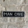 Cast Iron Sign Man Cave 21cm