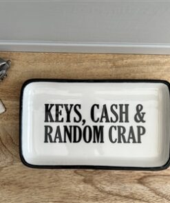 Ceramic Random Crap Tray 17cm