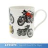 Classic Motorbike Fine China Mug