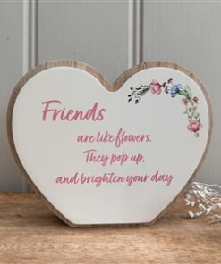 Double Layer Wooden Heart Plaques 15cm