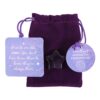 Friends Are Like Stars Lucky Amethyst Crystal Star In A Bag