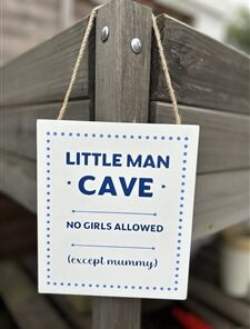 Little Man Cave Sign