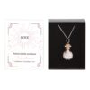 Love Potion Rose Quartz Crystal Chip Necklace