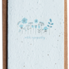 Plantable Wildflower Seed Card With Sympathy