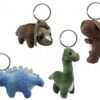 Plush Keychain Dinosaurs