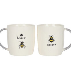 Queen And Keeper Ceramic Mug Set