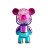 Rechargable Bear Fan Cerise Green