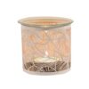 White Wax Oil Burner Candle Holder Botanicals