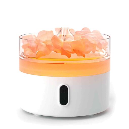 Himalayan Salt Aroma Diffuser Night Light Usb C Flame Effect (salt Included) 4