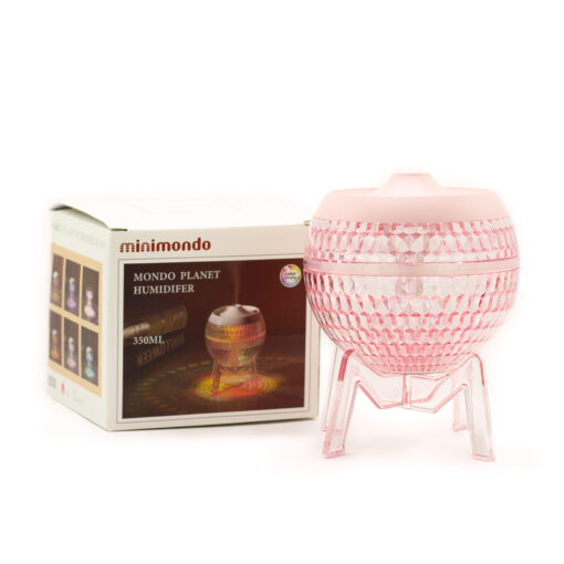 Pink Humidifer Mondo Planet Usb Colour Change (down Light) 2